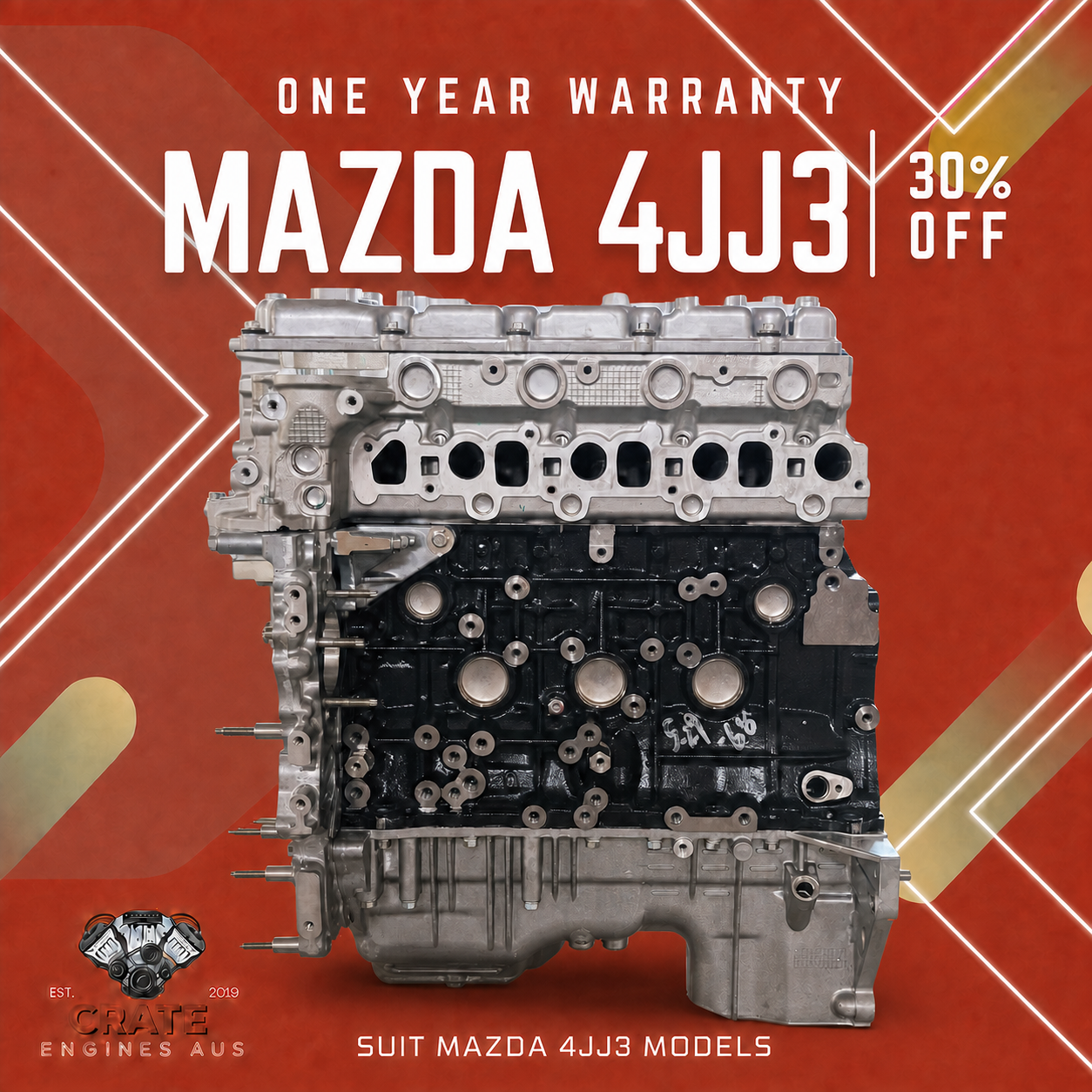 Mazda BT-50 4JJ3-TCX replacement engine