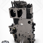 Opposite side of the Kia J2 diesel engine assembly