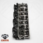 Top view of the Kia J2 cylinder head and rocker assembly