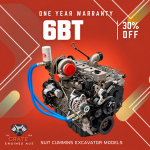 Cummins 6BT excavator complete engine with one-year warranty – Crate Engines Australia